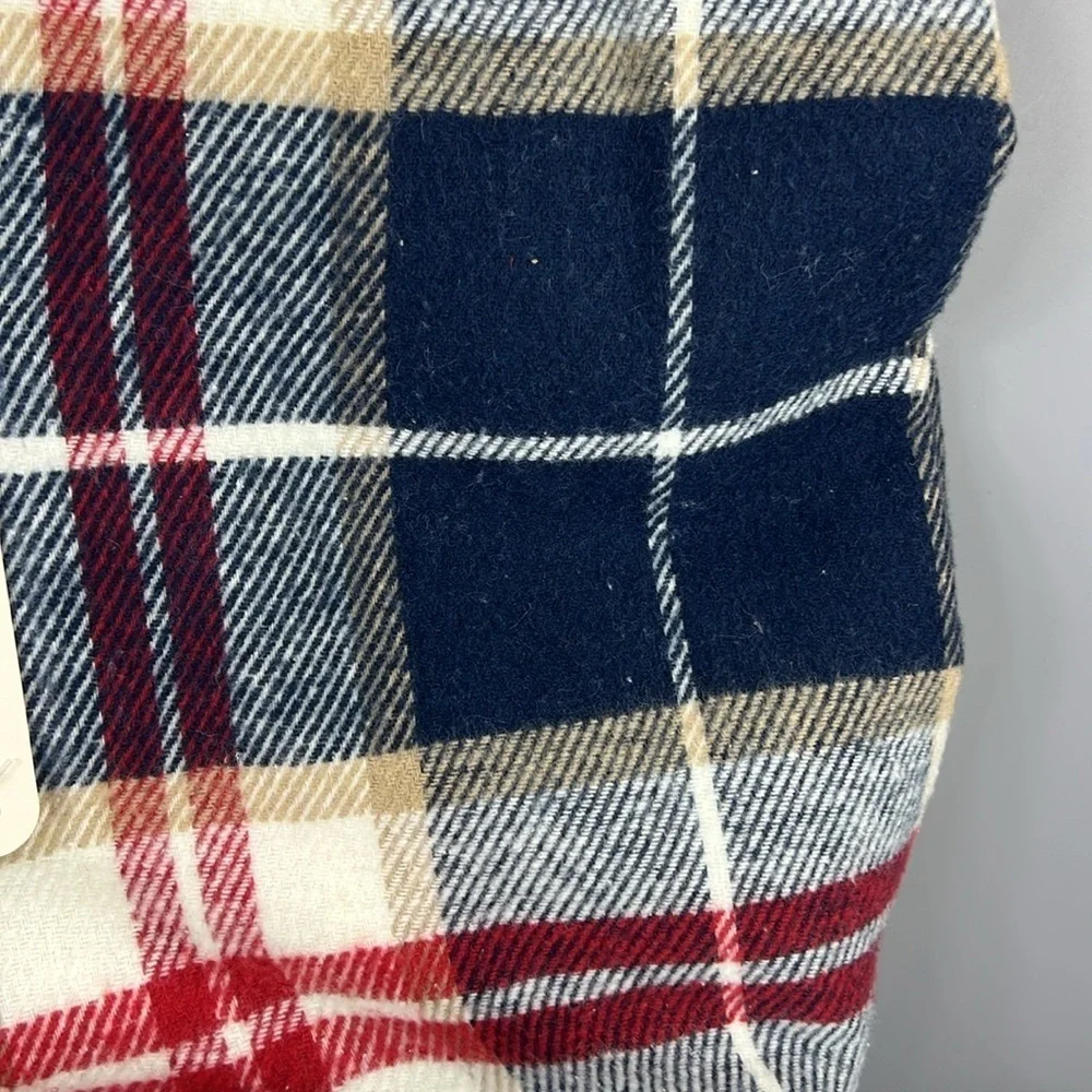 NIDO Plaid Throw Blanket with Fringe Made in Italy 51